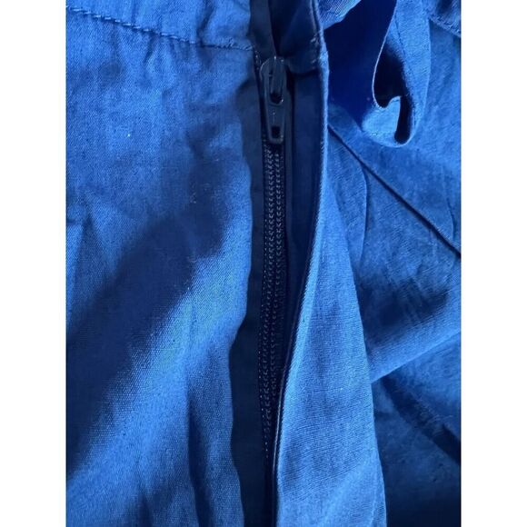 Anthropologie Antik Batik Ketty Belted Trousers Size Small Blue - Picture 11 of 12